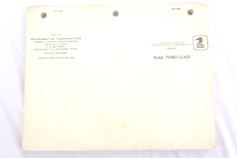 Lot of 2 Vtg Dept Of Transportation Handbooks Pilot's Weight Balance Exam O gram