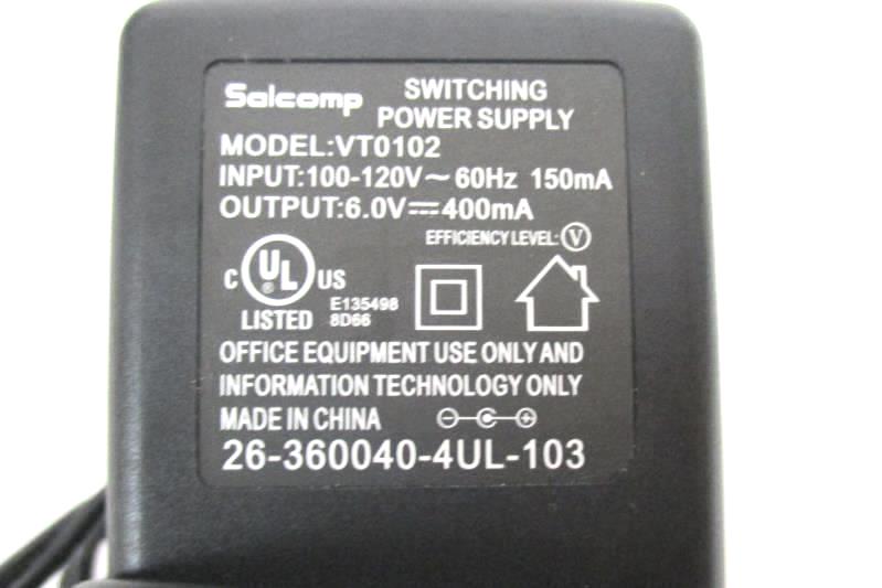 AT&T CL82450 DECT 6.0 Cordless Phone Main Base Replacement AC Power Supply