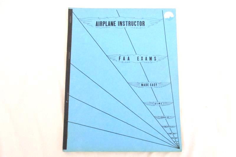 Vintage 1977 Airplane Instructor FAA Exams Made Easy ACME School Of Aeronautics