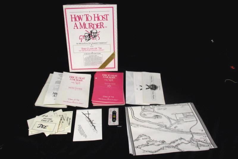 Intuitive Marketing How To Host A Murder Class Of 54 Adult Game 1987