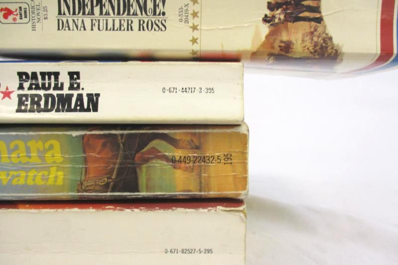 Lot of 4 Fiction Paperback Novels Independence The Last Days Cashelmara The Wind