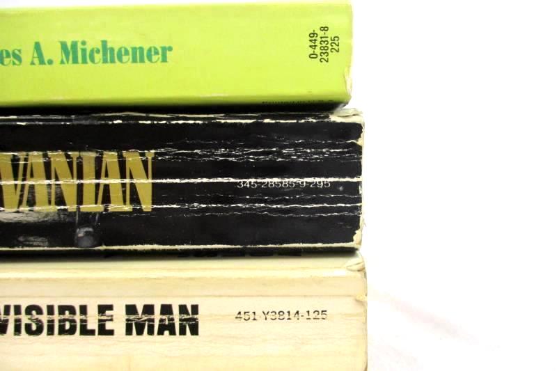 Lot of 5 Fiction Paperback Novels Shibumi Invisible Man Target Utopia Paradise