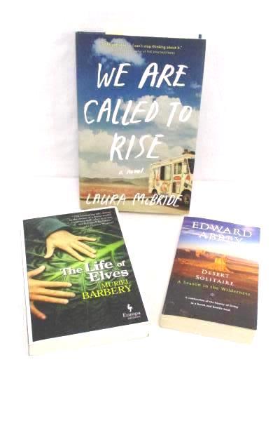 Lot of 3 Adventure & Futuristic Fiction Novels Books Edward Abbey Laura McBride