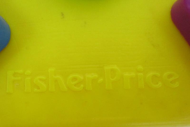 Vintage 1988 Fisher Price Tap N Turn Tool Bench Children's Toy No Hammer