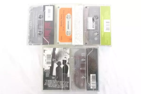 Lot of 5 Rock Cassette Tapes Come On The Wallflowers Buddy Holly Kd Lang Lenny