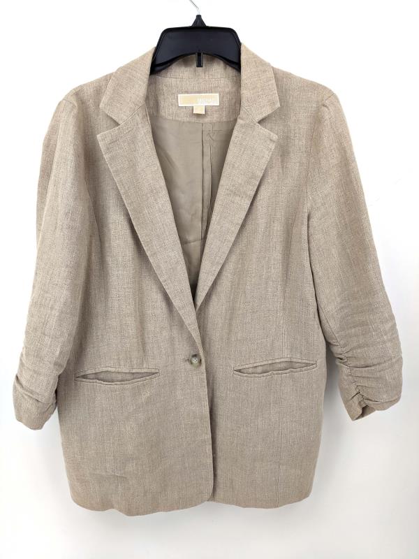 michael kors blazer button