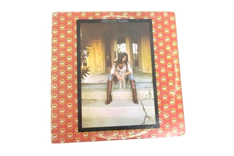 Lot of 2 Emmylou Harris Vinyl LP Records Cimarron 1981 Elite Hotel 1975 12 Inch