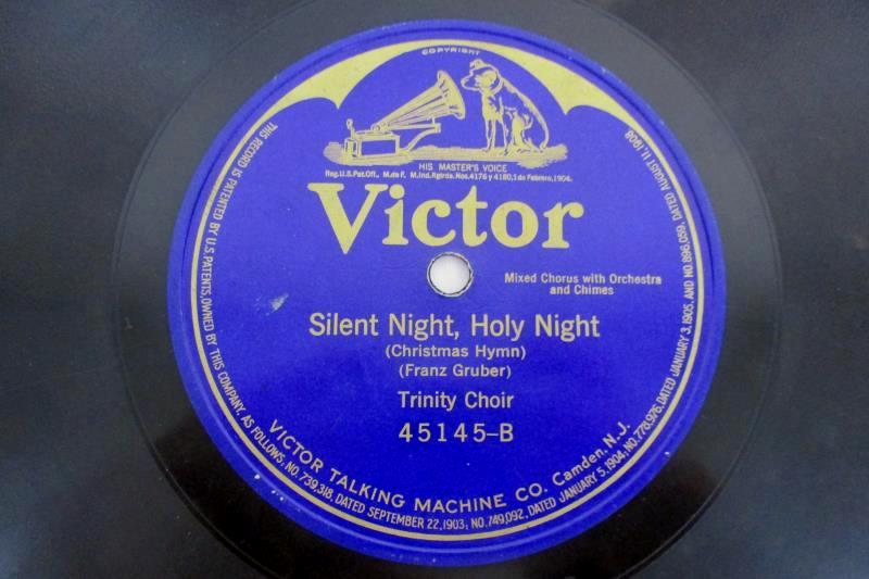 Lucy Isabelle Marsh Trinity Choir 78 rpm Victor Holy Night 10 Inch 45145