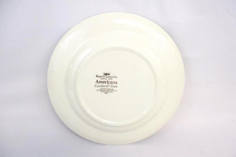 Royal China Currier & Ives Old Grist Mill Dinner Plate 10.5 Inch