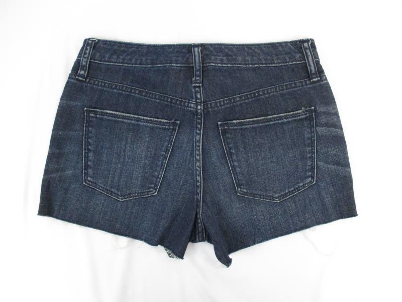 Universal Thread Jean Shorts Dark Blue Denim Cut Off Women's Sz 0 25R With Tag