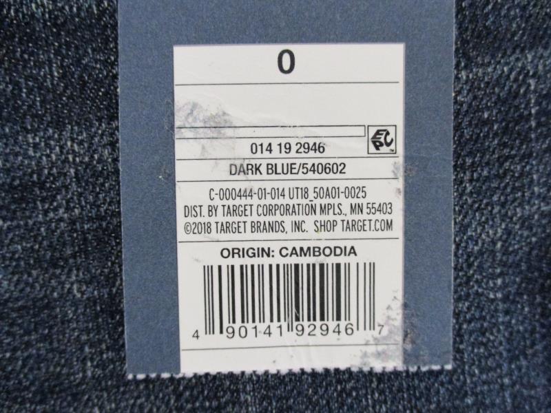 Universal Thread Jean Shorts Dark Blue Denim Cut Off Women's Sz 0 25R With Tag