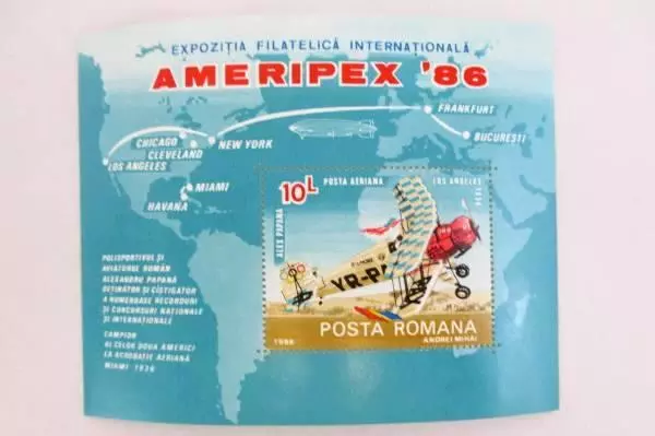 1986 Ameripex '86 FDC/FDI and Stamp Sheet Federated States of Monaco