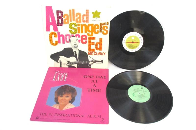 Lot of 3 Vinyl LP Records Rock Folk Ballad Cristy Lane Al Stewart Ed McCurdy