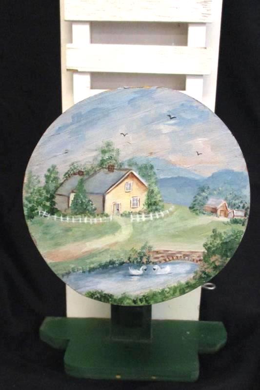 Handmade Wood Leave A Note Wall Plaque With Mailbox Hand Painted