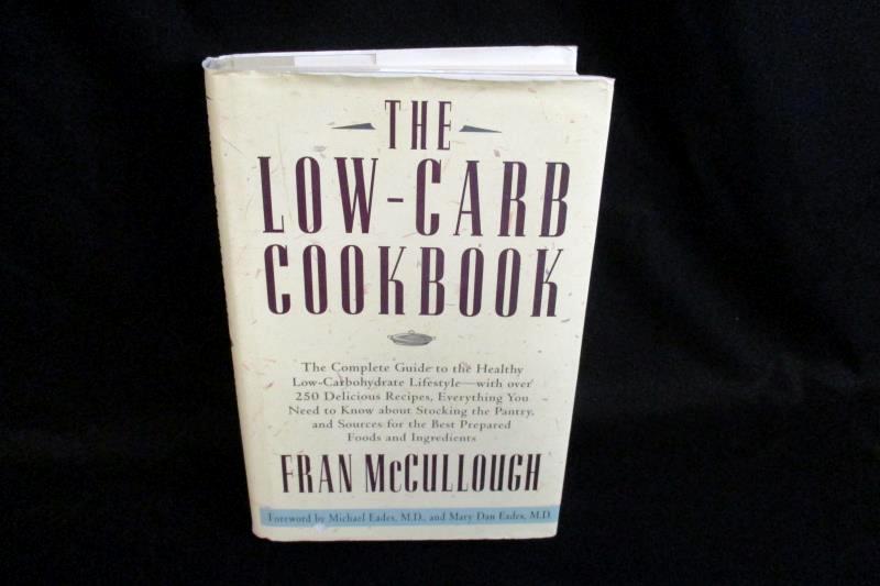 The Low Carb Cookbook Fran McCullough 1997 Hyperion 1st Ed Hardcover