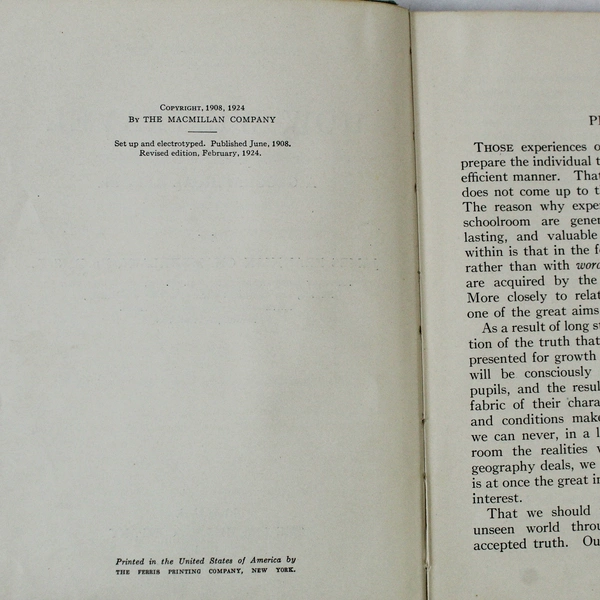 How We Travel A Geographical Reader James Chamberlain 1924 Macmillan Company HC