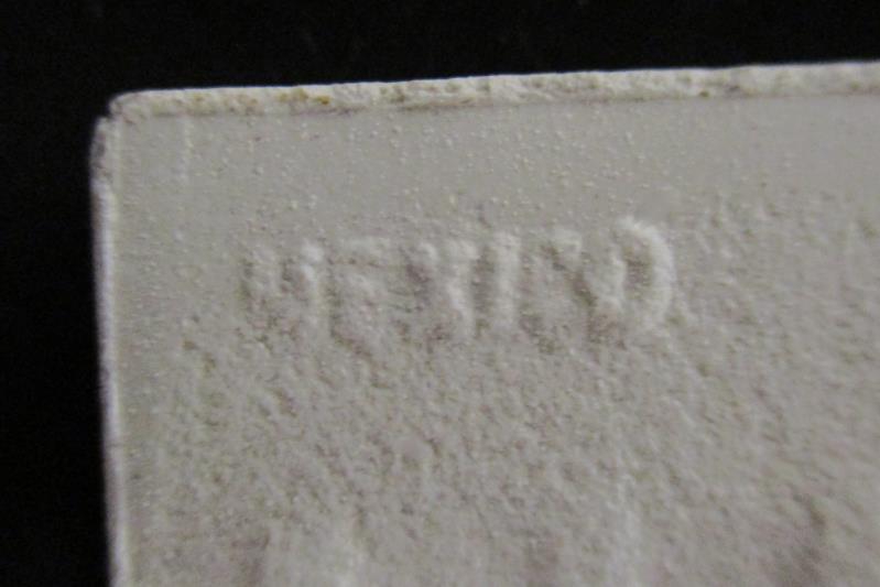 Lot 3 Italian Listello White Grape Ceramic Tiles 6 X 2 Unused Made In Mexico