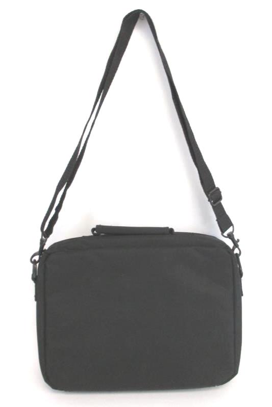 Targus Small Laptop Bag Tablet 11x9 Black Silver Travel Nylon Shoulder Strap
