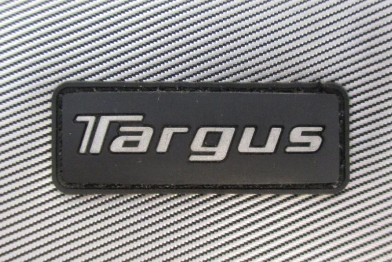 Targus Small Laptop Bag Tablet 11x9 Black Silver Travel Nylon Shoulder Strap