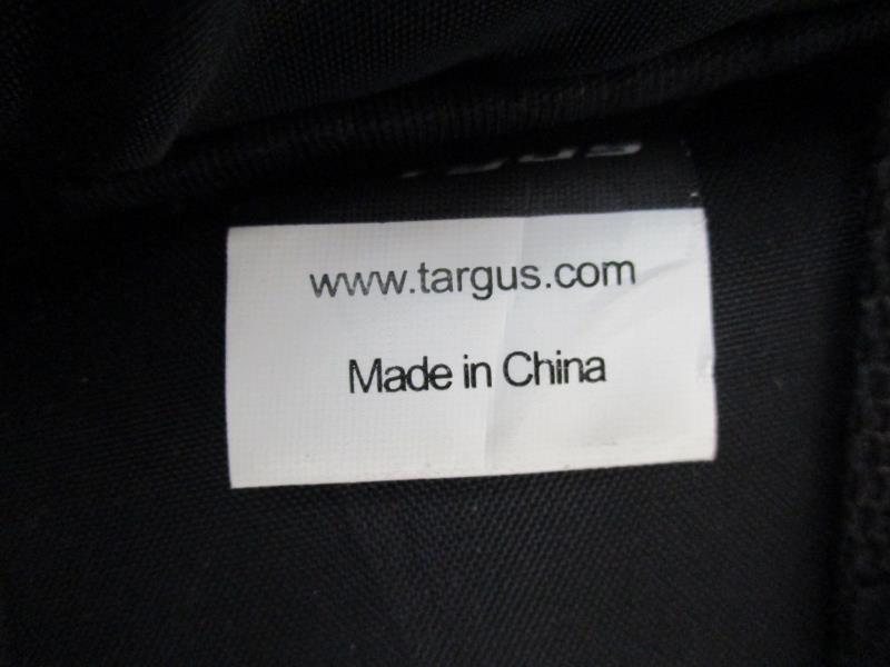Targus Small Laptop Bag Tablet 11x9 Black Silver Travel Nylon Shoulder Strap