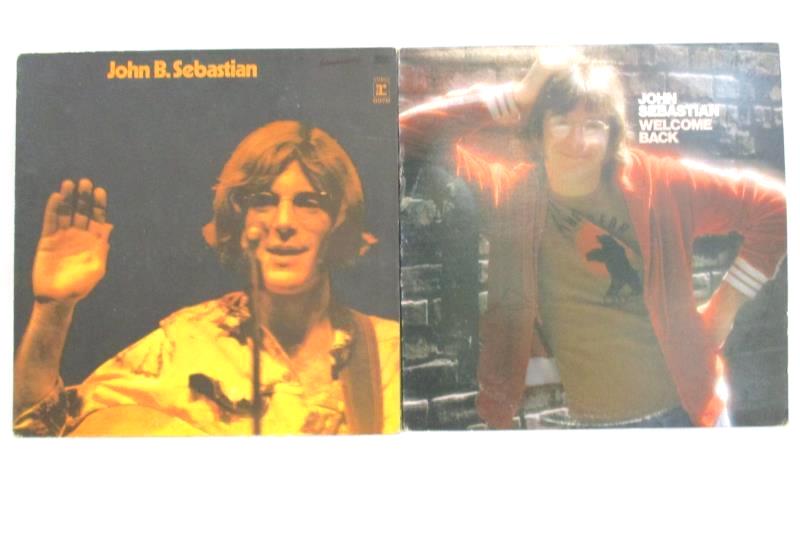 Lot of 2 John B Sebastian Vinyl LP Record Self Titled Welcome Back 1976