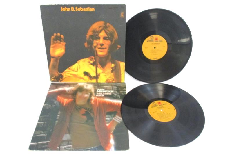 Lot of 2 John B Sebastian Vinyl LP Record Self Titled Welcome Back 1976