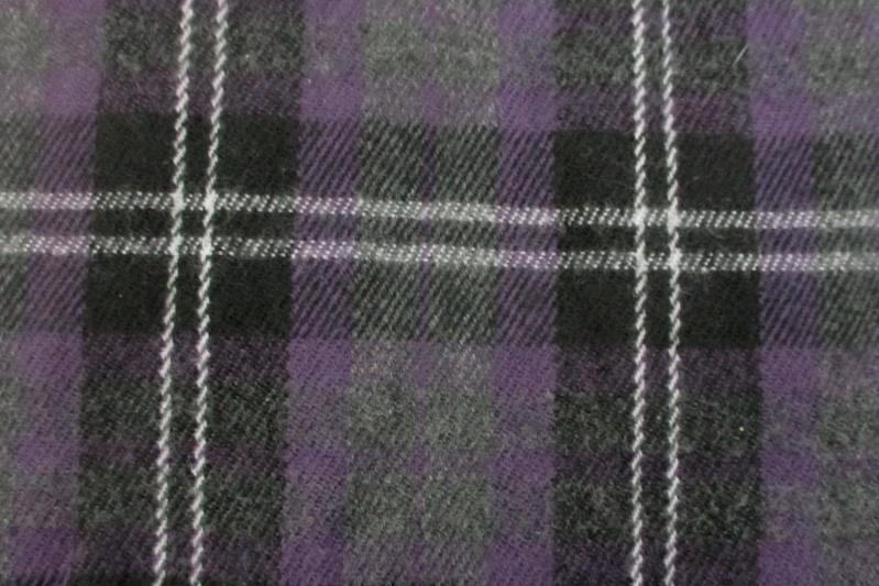2 Vintage Women's Scarves Shawl Purple Gray White black