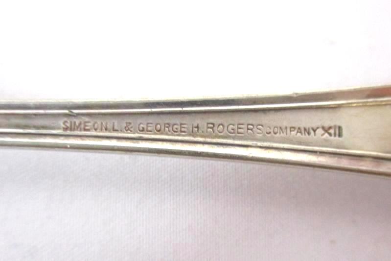 Simeon L & George H Rogers XII Salad Fork 1914 Lexington Pattern Silver Plated