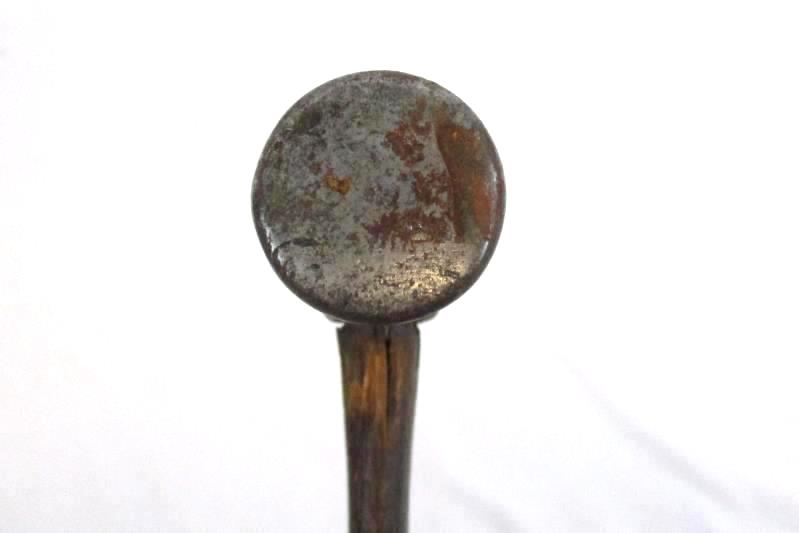 Vintage Ball Peen Machinist Hammer Tool Wooden Handle 11.5 Inch Un Marked