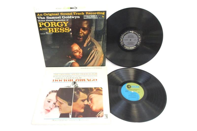 Lot of 3 Movie Soundtrack Vinyl Records Porgy Bess Doctor Zhivago Sand Pebble