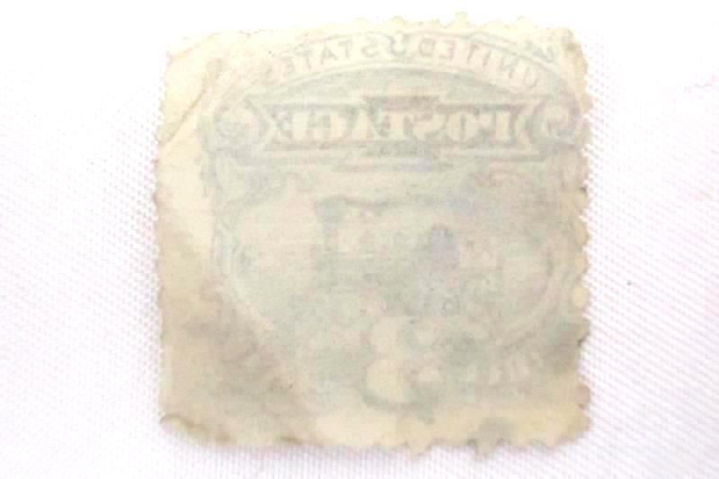 1869 Railways Of America 3 Cent United States Postage Stamp Scott 114 Used