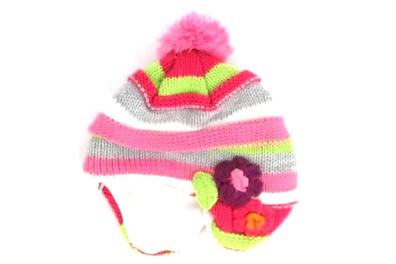Lot of 3 Toddler Girl's Hats Gymboree Turquoise Cap Baby Place Fleece OshKosh