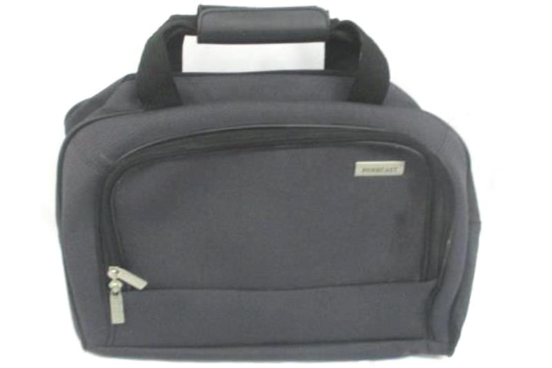 Forecast Solid Navy Blue Canvas Carry On Bag 12 x 16 Zippered Pockets