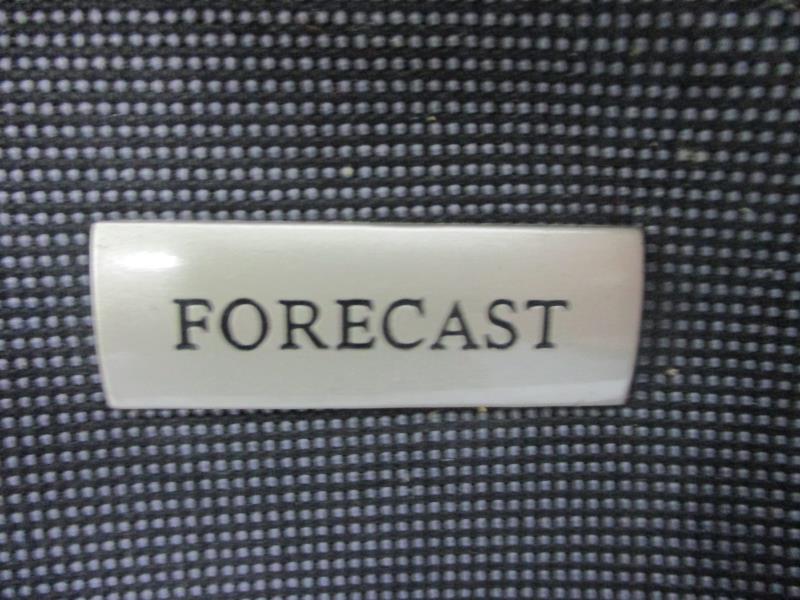 Forecast Solid Navy Blue Canvas Carry On Bag 12 x 16 Zippered Pockets