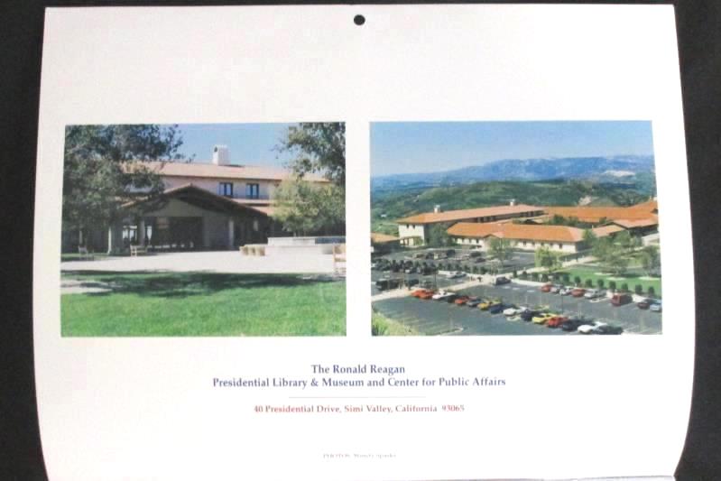 Ronald Reagan Presidential Foundation Calendar 1997 Limited Edition