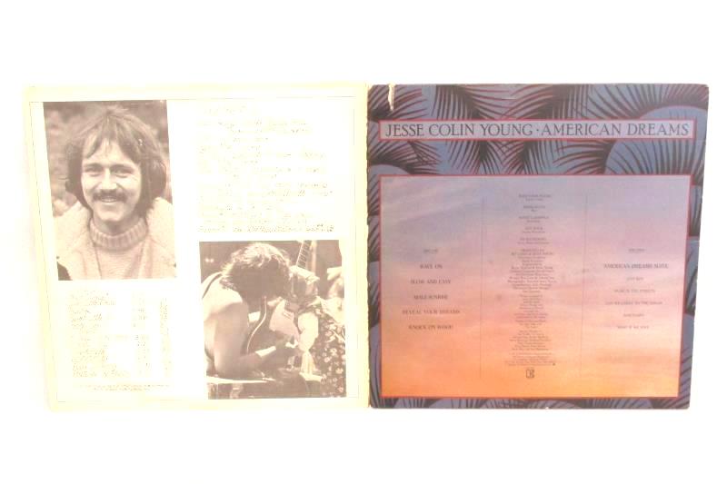 Lot of 2 Jesse Colin Young Vinyl LP Records American Dream 1978 Together 1972