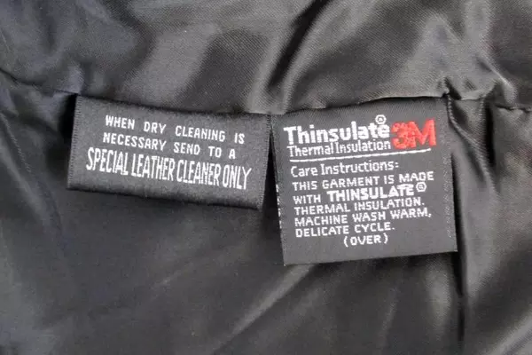 Tannery West Men's Thinsulate 3M Black Leather Bomber Jacket Zip Out Liner Sz S