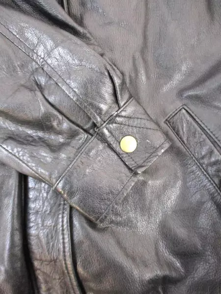Tannery West Men's Thinsulate 3M Black Leather Bomber Jacket Zip Out Liner Sz S