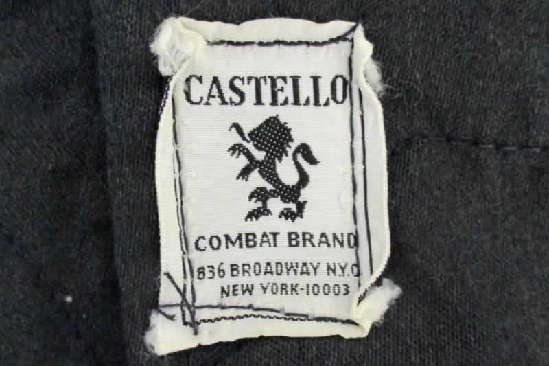 Castello Combat Brand Vintage Black Martial Arts Uniform Set Adults Size 3.5