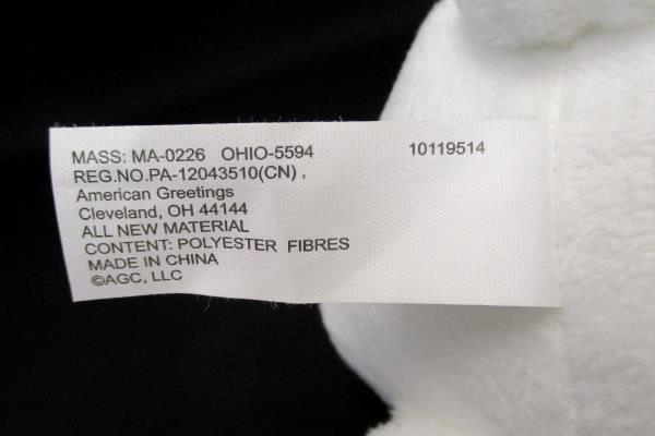 Lot of 3 Cute Bunny Rabbit American Greetings Plush Stocking Stuffer Christmas