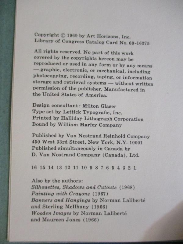 Drawing With Pencils History & Modern Techniques Laliberte & Mogelon 1969 1st Ed