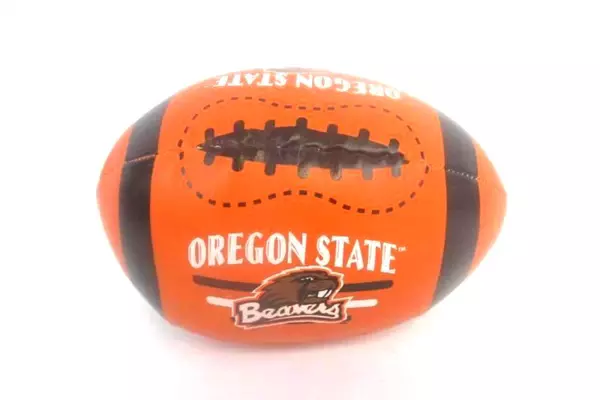 Lot of 3 OSU Oregon State University Items Monkey Plush Foam Football Figurine