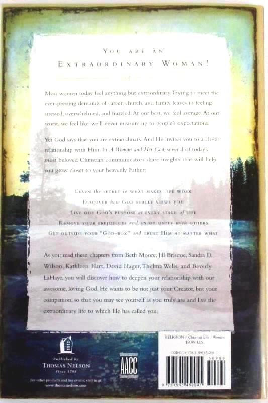 A Woman and Her God by Beth Moore Beverly LaHaye, Jill Briscoe and more PB Novel