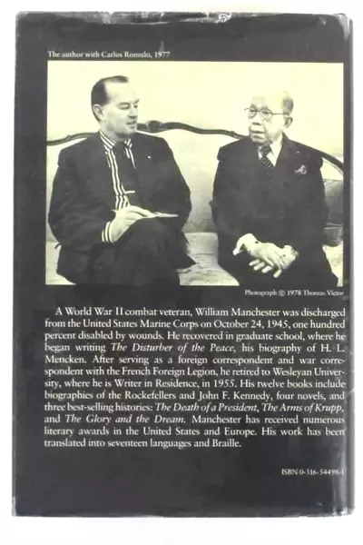 American Caesar Douglas MacArthur 1880 - 1964 by William Manchester HC DJ 1978