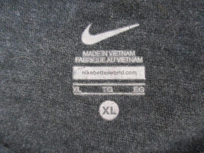 Nike Women's OSU Beavers Shirt Top Gray V Neck Short Sleeve Cotton Blend Sz XL