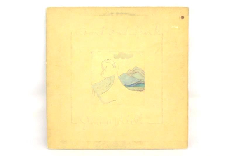 Joni Mitchell Court and Spark Vinyl LP Record 1973 Asylum 7E1001 Free Man Paris