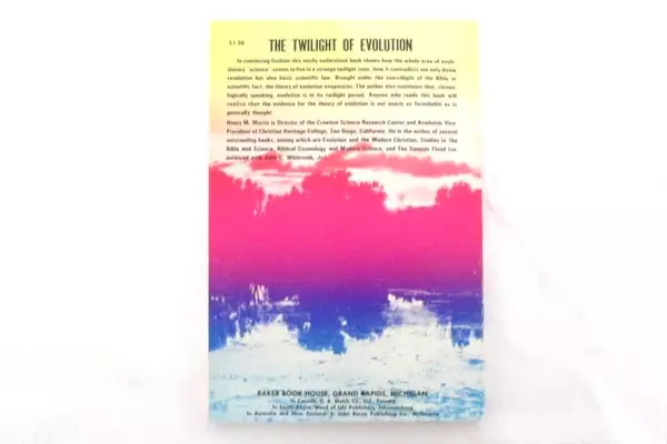 Henry Morris The Twilight of Evolution 1972 Paperback Baker Book House