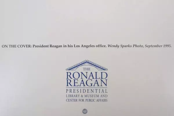 Ronald Reagan Presidential Foundation Calendar 1996 Limited Edition