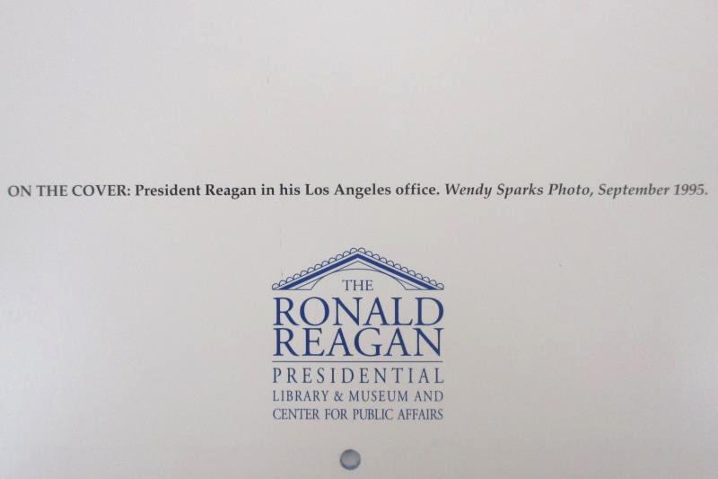 Ronald Reagan Presidential Foundation Calendar 1996 Limited Edition