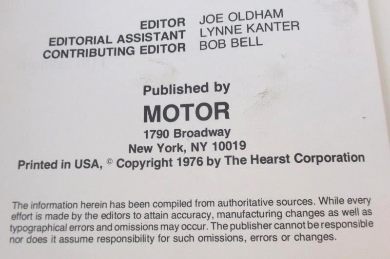 Motor Auto Trouble Shooter 11th Edition Vintage Hardcover Book Hearst Corp